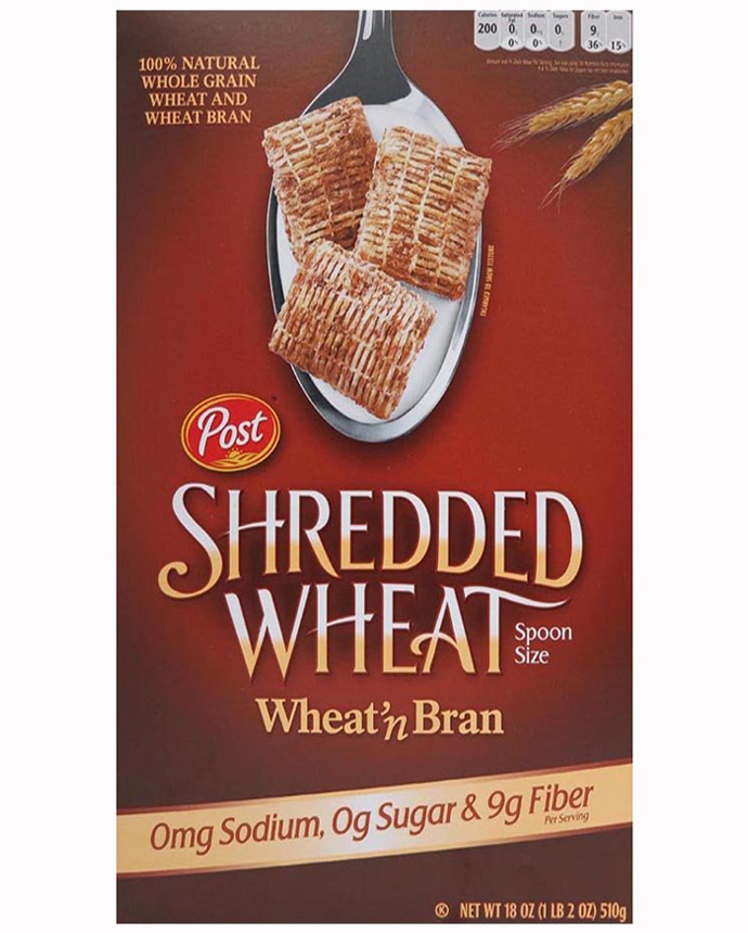 Post Shredded Wheat & Bran Cereal 510g