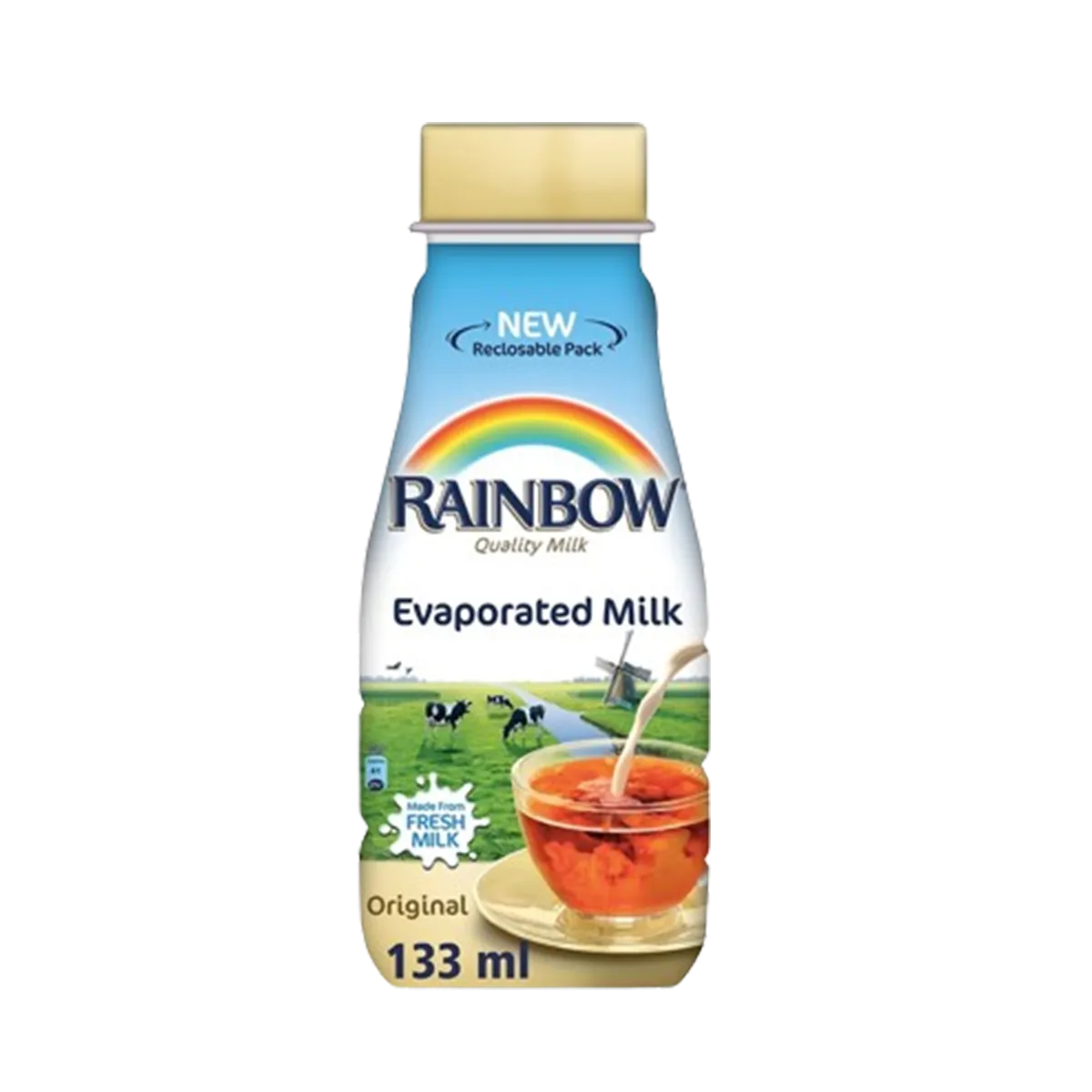 Rainbow Evaporatd Milk Pet Bottle 133ml