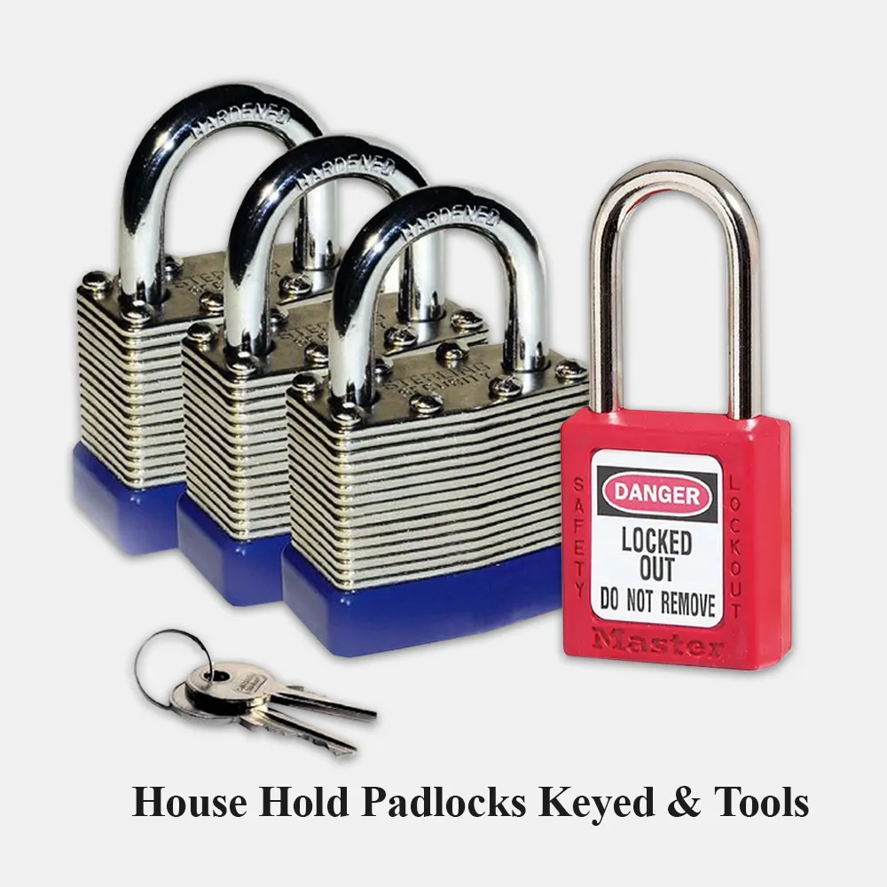 House Hold Padlocks Keyed & Tools