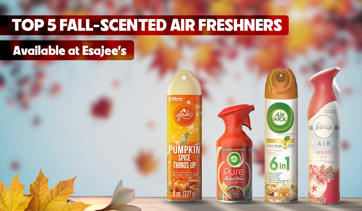 Top 5 Fall-Scented Air Fresheners Available at Esajee's